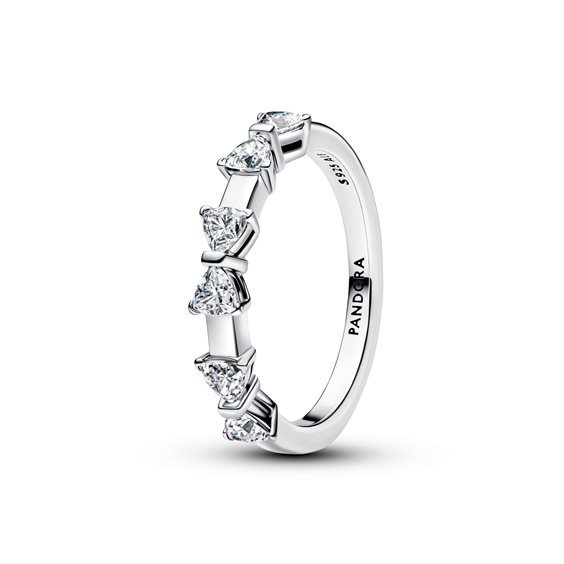 Anello Pandora Donna Stone Cluster in Argento Cubic Zirconia 194233C01-48 - 194233C01-48